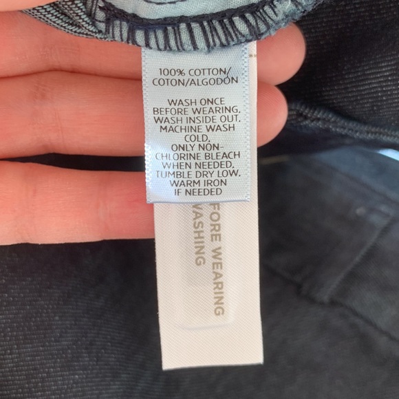 NWT LOFT Dark Rinse 4” Inseam Jean Shorts - Picture 10 of 11